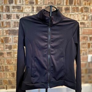 Elegant Women's Black Activewear Jacket
